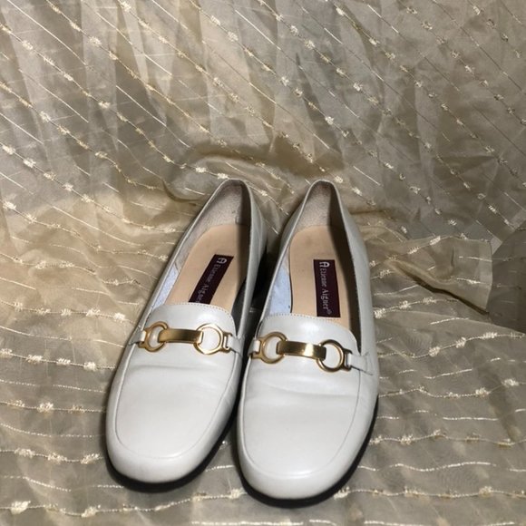 Etienne Aigner Leather Horse Bit Loafers - Picture 2 of 4